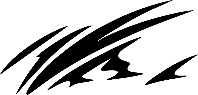 Car sticker simple tribal design - TenStickers