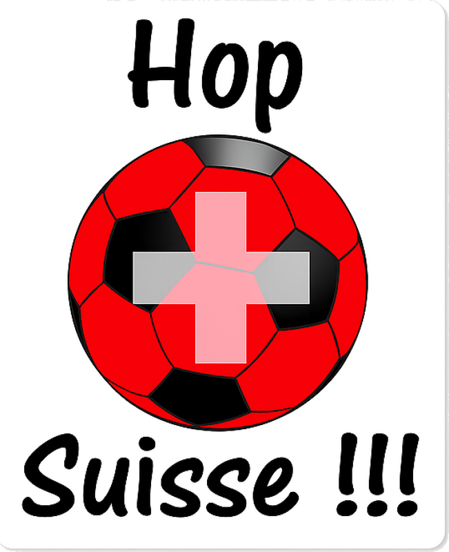 Sticker voiture hop suisse ! - TenStickers