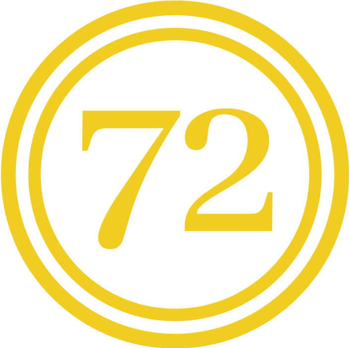 Wheelie bin sticker classic yellow house number - TenStickers