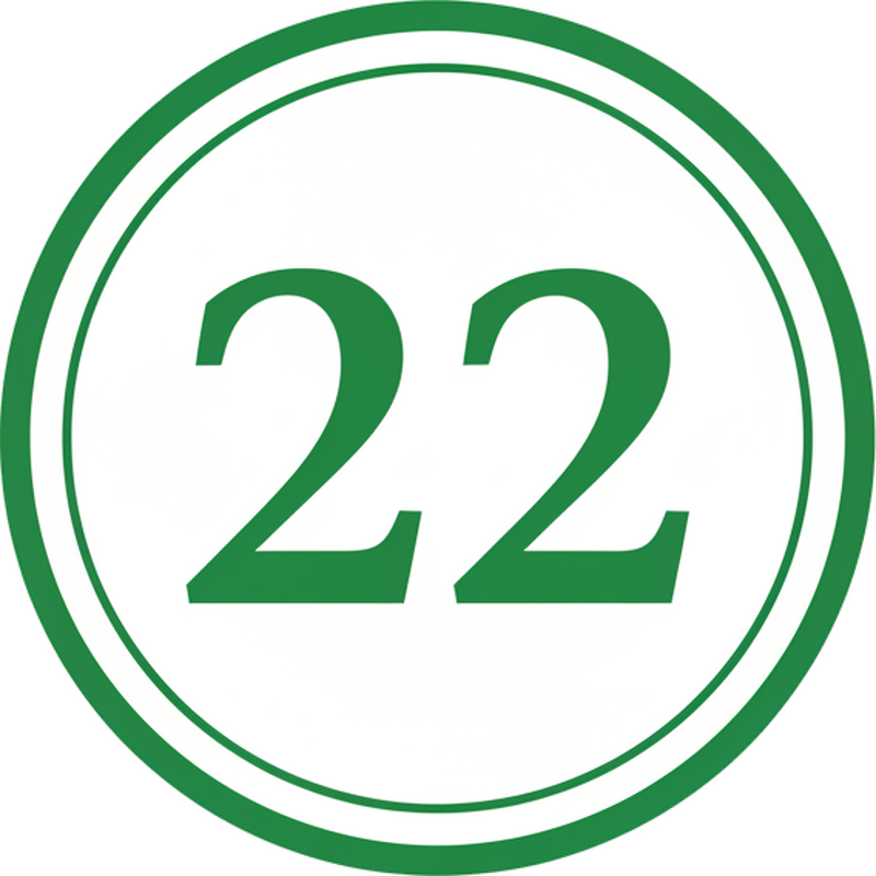 Wheelie bin sticker classic green house number - TenStickers