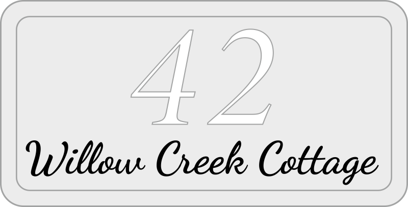 Wheelie bin sticker custom cursive home address - TenStickers