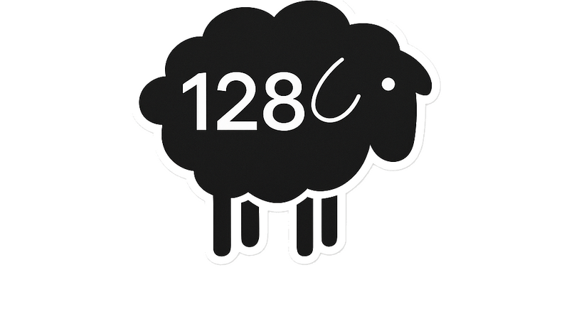 Wheelie bin sticker custom counting sheep grass - TenStickers