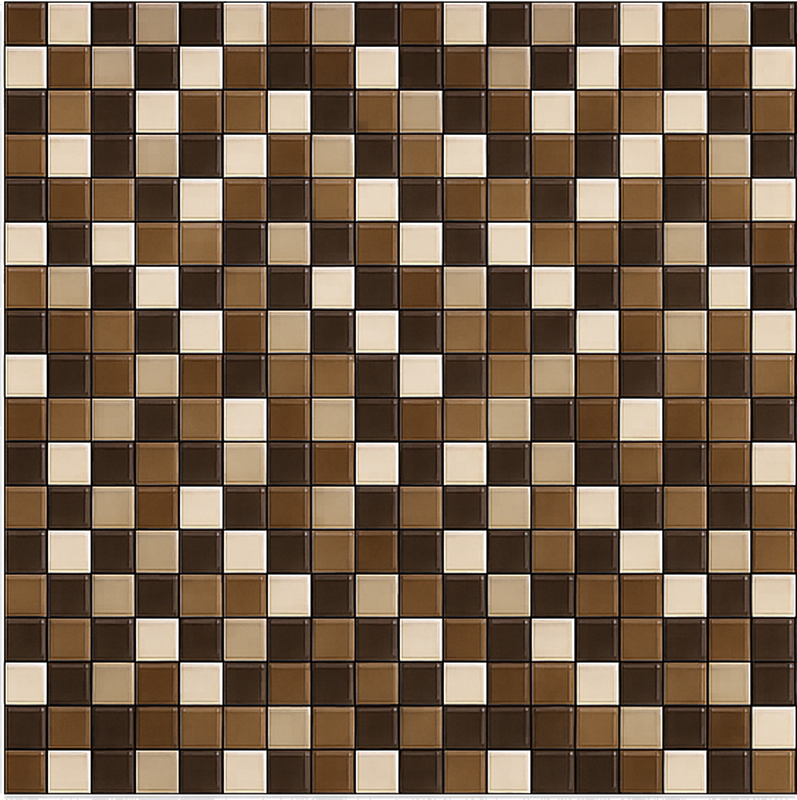 Sticker for tile brown scale square sequence - TenStickers