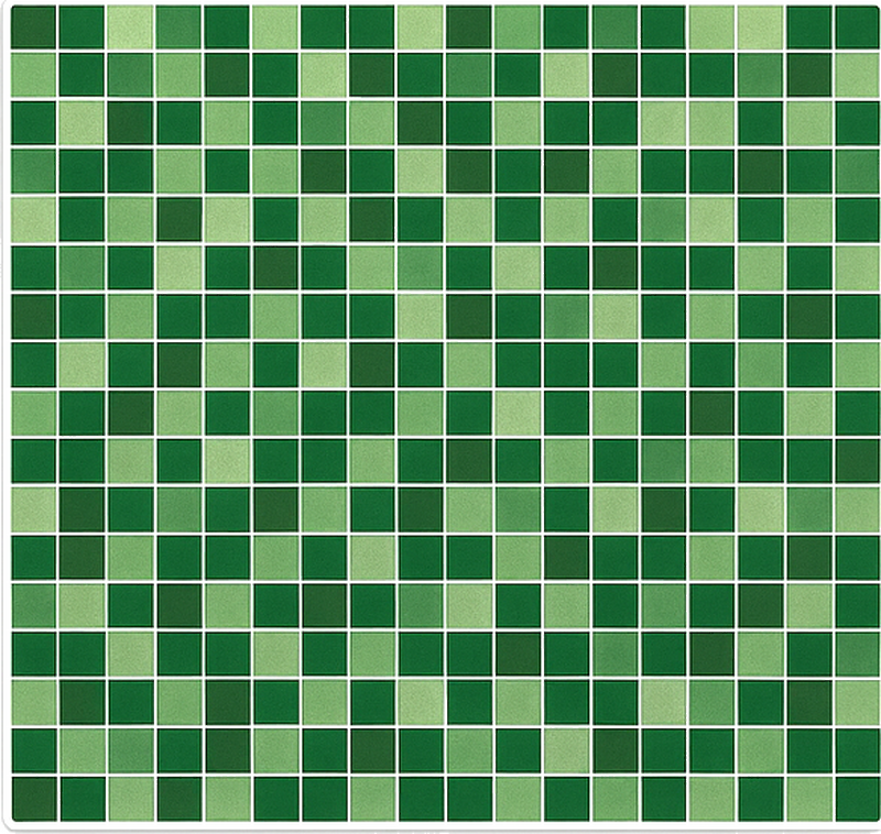 Sticker for tile green scale square sequence - TenStickers