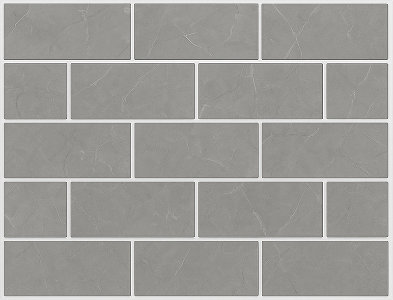 Sticker for tile subtle grey marble effect - TenStickers