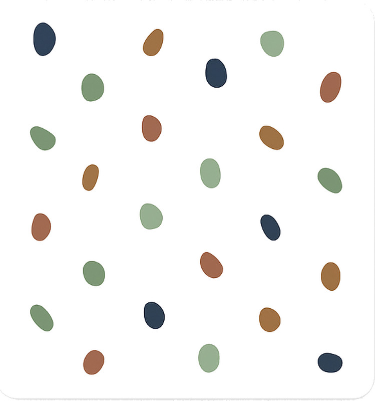 Nursery room wall decal autumn tone falling drops - TenStickers