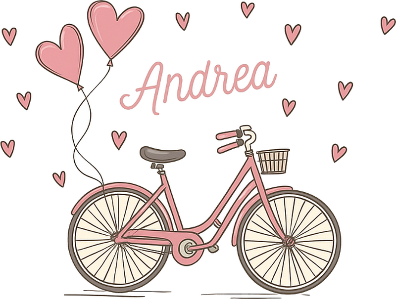 Living room wall sticker dreamy pink cruiser - TenStickers