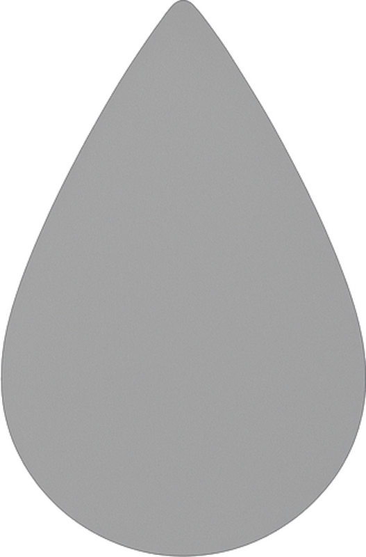 Nursery wall art sticker grey animated raindrops - TenStickers