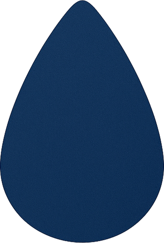 Nursery wall art sticker navy animated raindrops - TenStickers