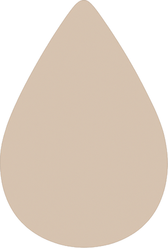 Nursery wall art sticker beige animated raindrops - TenStickers