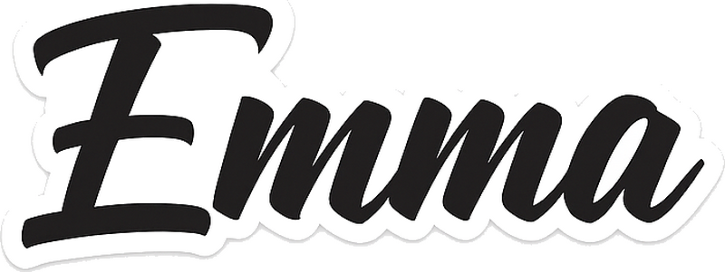 Travel stickers elegant bold custom name - TenStickers