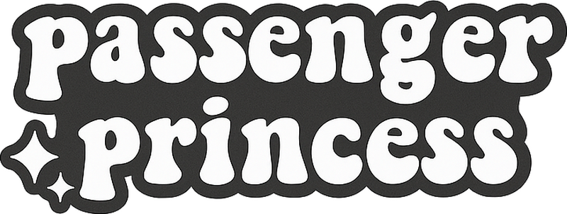 Car sticker passenger princess mirror - TenStickers