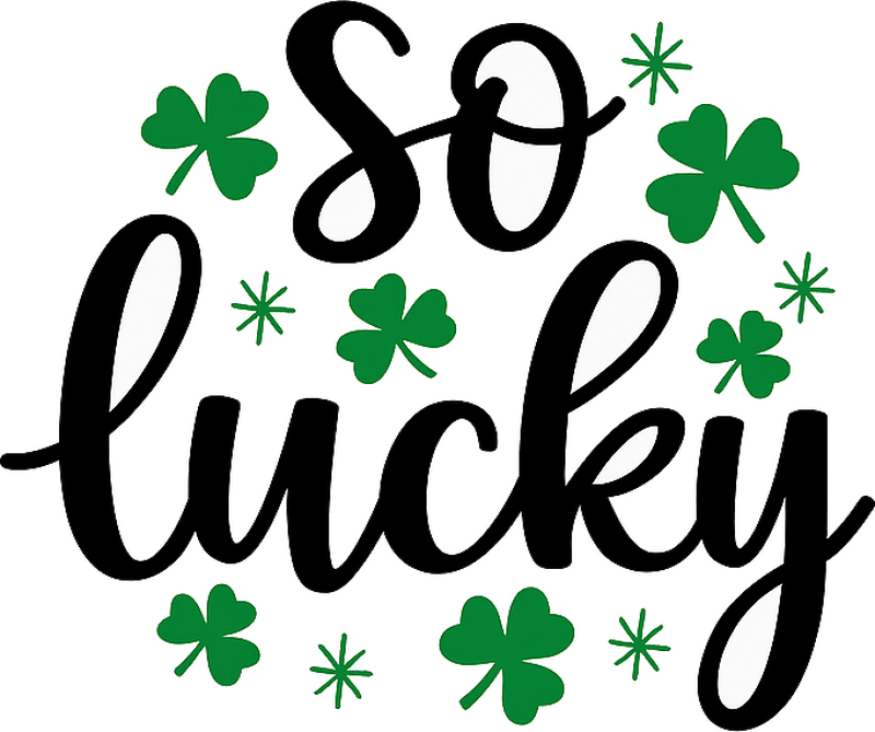 Car sticker irish luck design - TenStickers