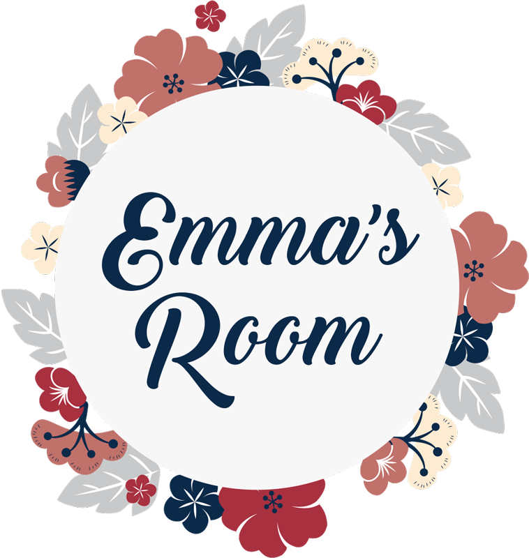 Flower Crown with Text Door Sticker - TenStickers