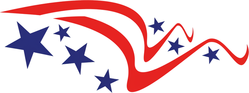 Autocolante para motas estrelas liberdade fogo - TenStickers