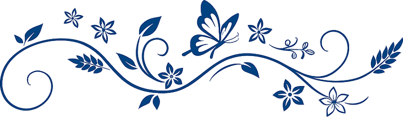 Campervan decal cerulean butterfly flourish - TenStickers