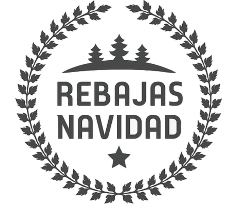 Vinilo oferta venta navideña fondo rojo - TenVinilo