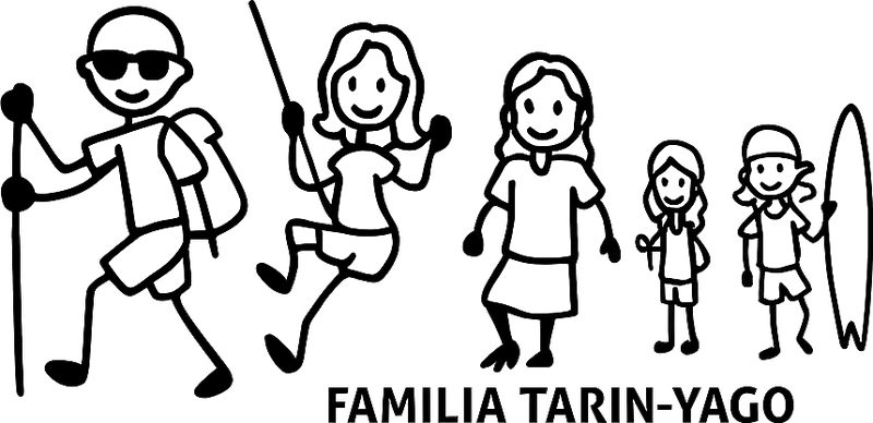 Autosticker buitenfamilie evolutie - TenStickers