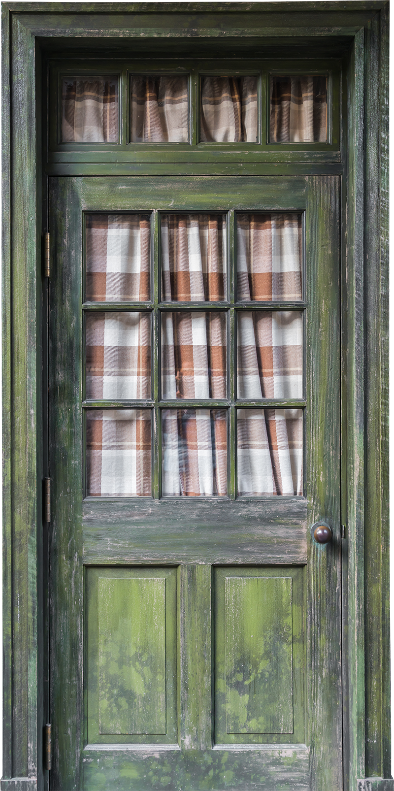 Vinilo puerta madera estilo vintage
