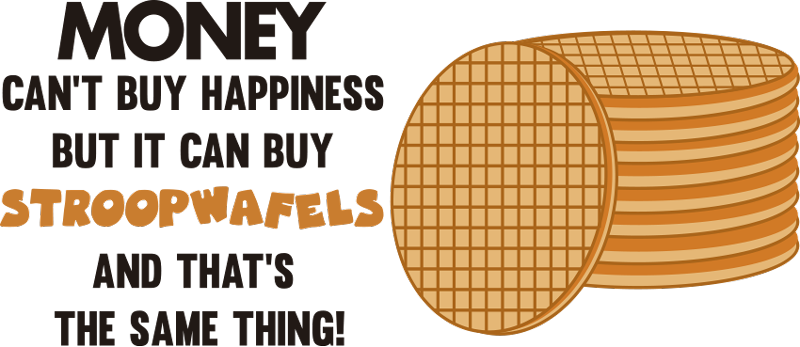 Muurstickers keuken Stroopwafels - TenStickers