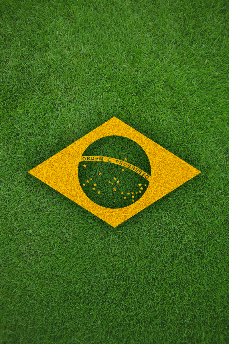bandeira brasileira decorativa - TenStickers