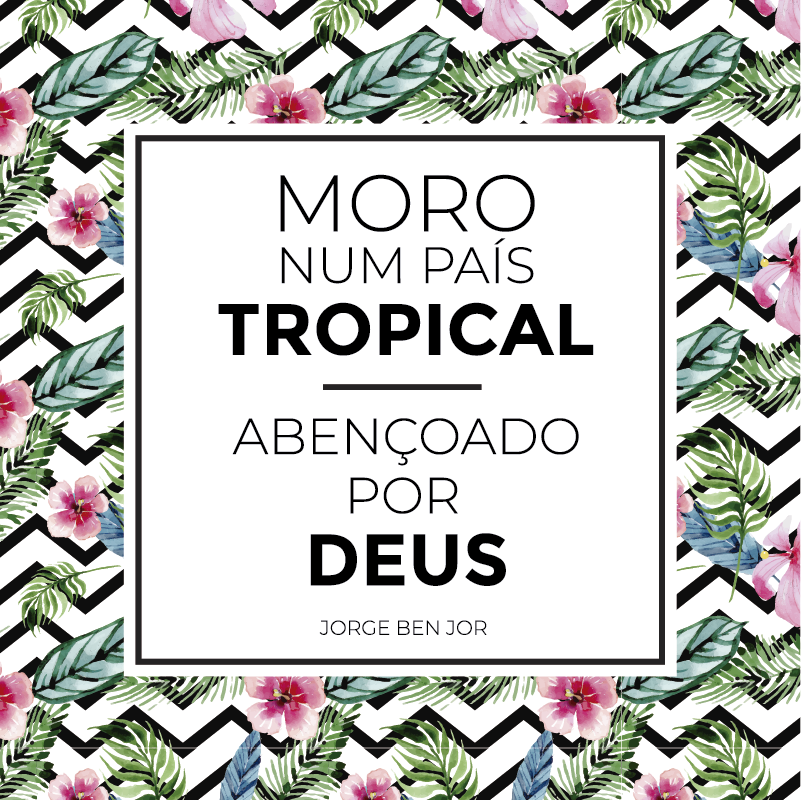 Autocolantes quarto de dormir país tropical - TenStickers