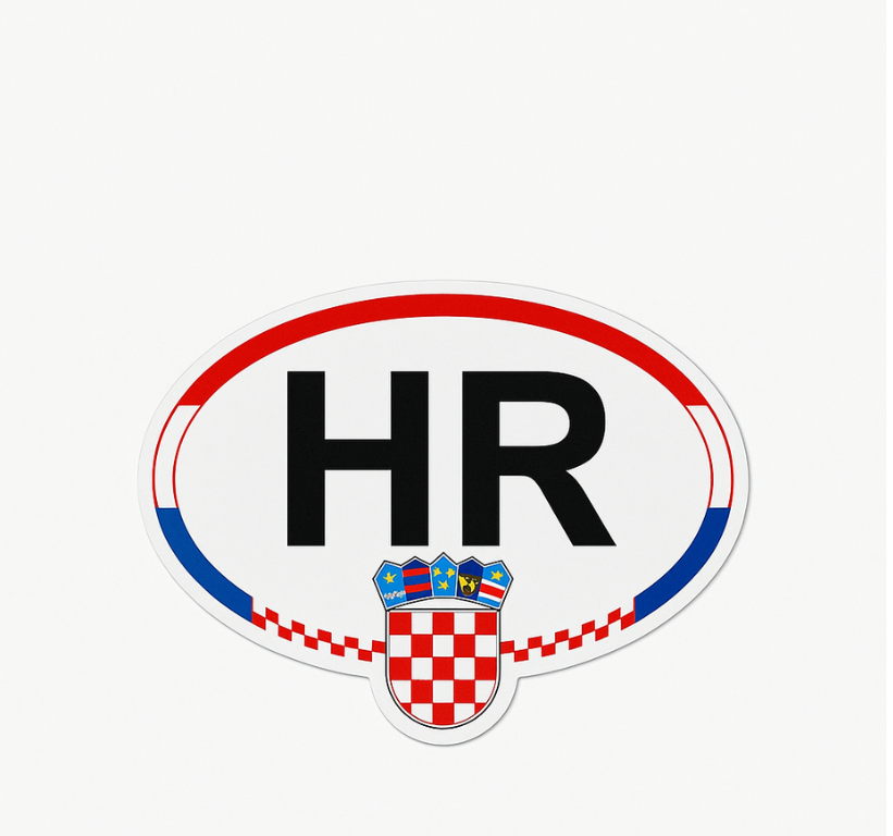 Naljepnice životinje oval hr - TenStickers