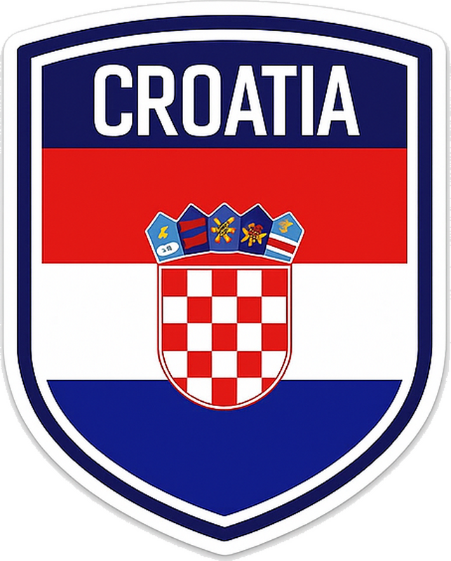 Naljepnice životinje hrvatska zastava - TenStickers