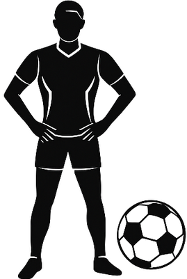 Naljepnice životinje nogometni igrač - TenStickers
