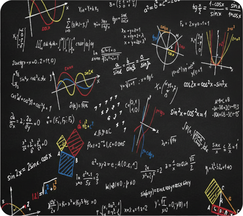 Pegatina para portátil pizarra de matemáticas - TenVinilo