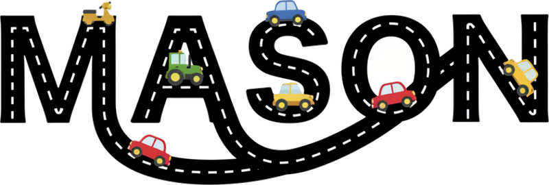 Sticker mural graphique routier personnalisé - TenStickers