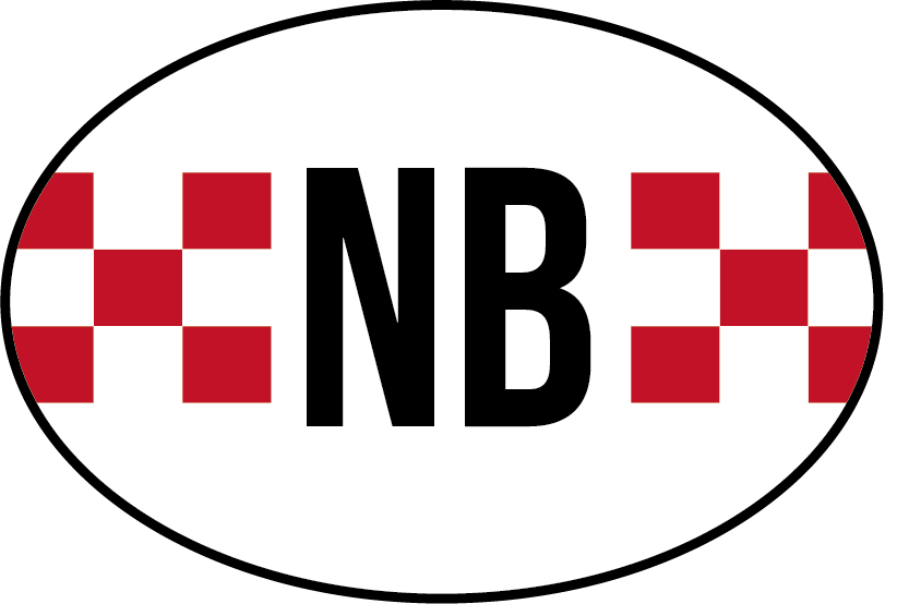 Auto stickers vlag Noord Brabant - TenStickers