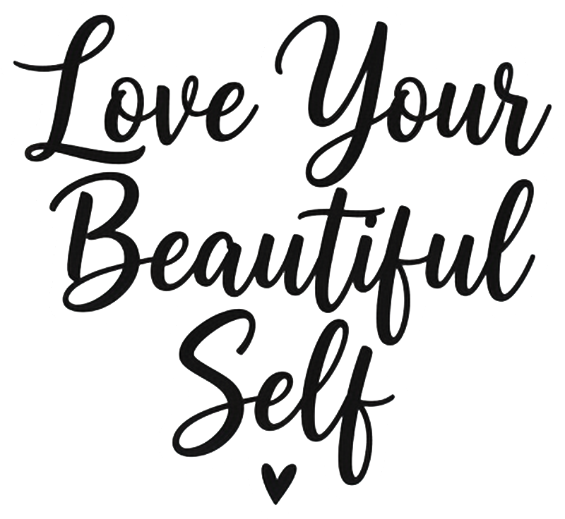 Sticker paroi de douche typographie amour de soi - TenStickers