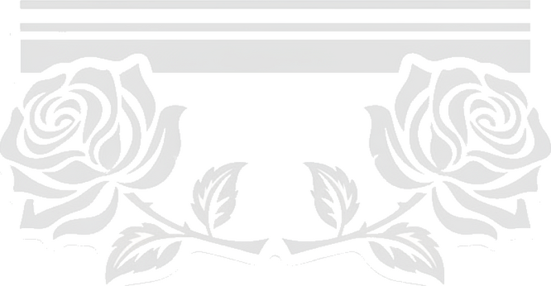 Shower screen sticker with symmetrical rose design - TenStickers