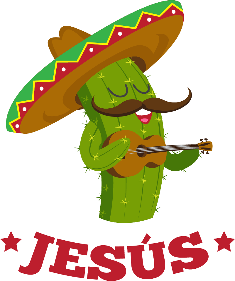 Vinilo pared Cactus infantil - TenVinilo