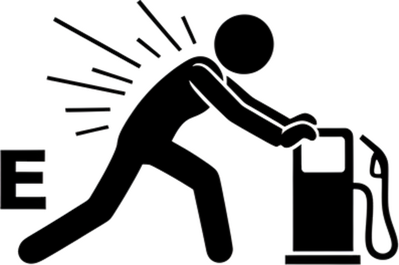 Adesivo per auto lotta per serbatoio carburante - TenStickers