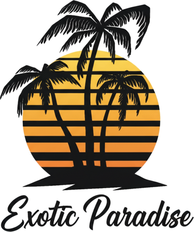 动物贴画异域天堂日落 - TenStickers