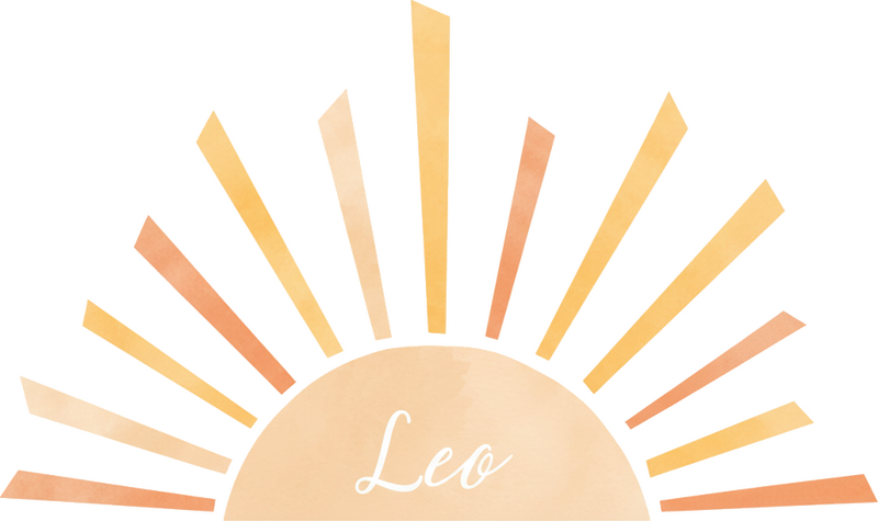 Personalized rising sun wall sticker - TenStickers