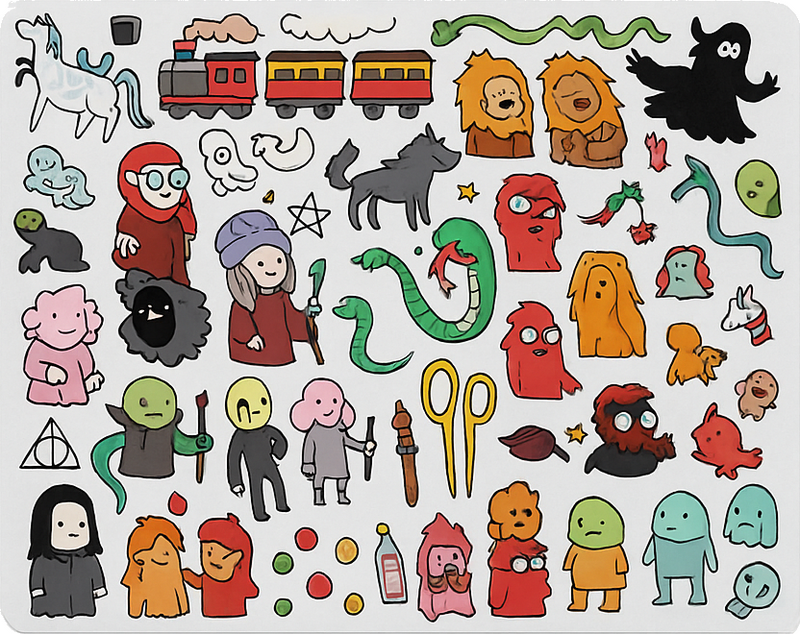 Laptop sticker adventurous sticker collection - TenStickers