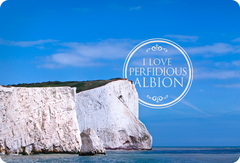 White Cliffs of Dover Laptop Sticker - TenStickers