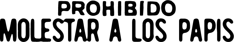 Vinilo frase prohibido molestar - TenVinilo