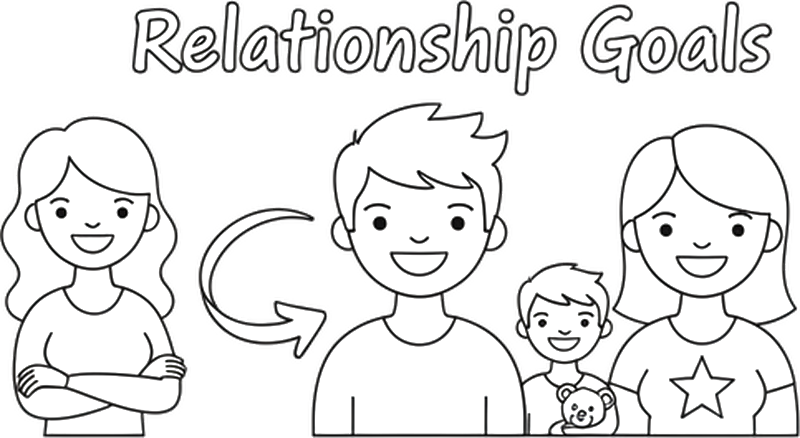 Samolepka na auto kreativní stav vztahu - TenStickers