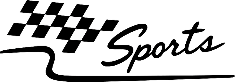 Pegatina coche bandera a cuadros - TenVinilo