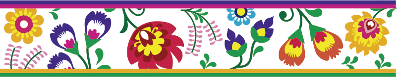 Naklejka na rower Motyw kaszubski folkor - TenStickers