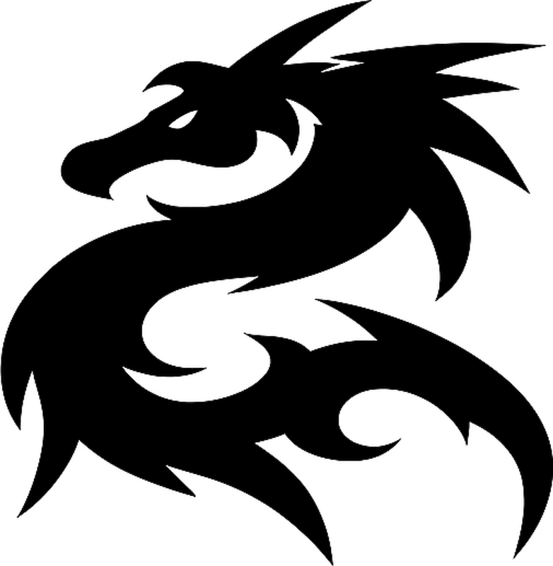 Autocollant voiture design de dragon mythique fantasy - TenStickers