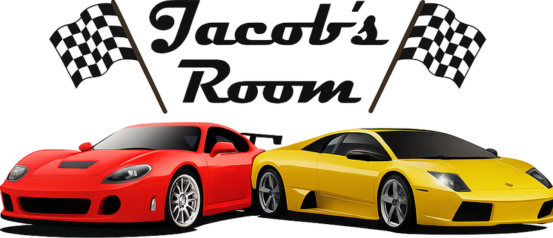 Car sticker custom checkered sports car - TenStickers