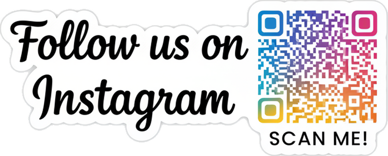 Sticker kleurrijke instagram qr-code - TenStickers