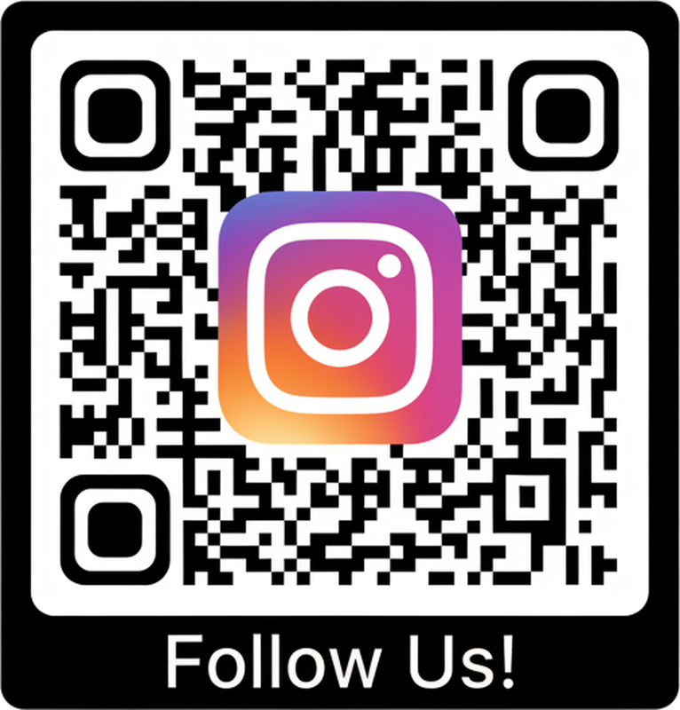 Internet sticker black frame instagram qr code - TenStickers