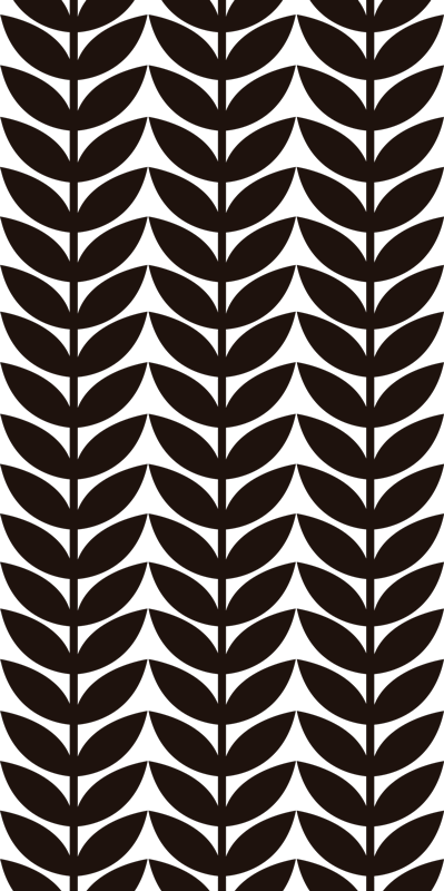 Leaves pattern furniture sticker - TenStickers