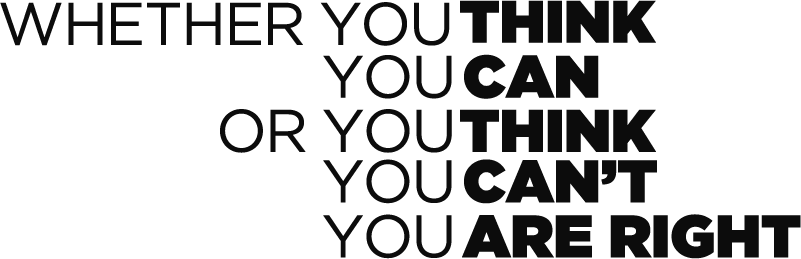 Henry Ford Can or Can´t Wall Text Sticker - TenStickers